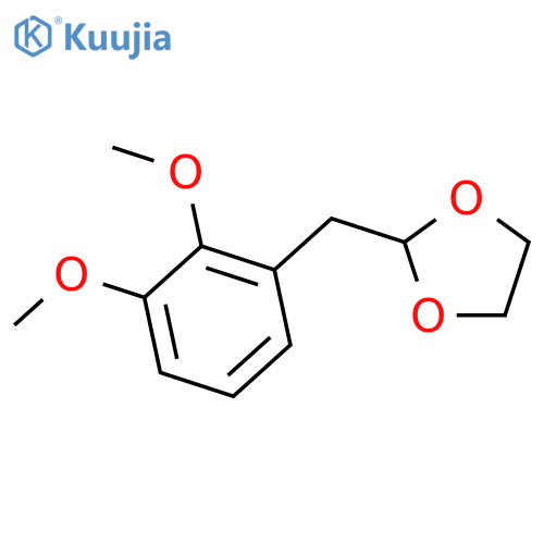 2-[(2,3-dimethoxyphenyl)methyl]-1,3-dioxolane structure