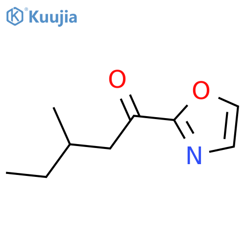 3-methyl-1-oxazol-2-yl-pentan-1-one structure