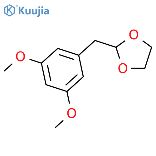 2-[(3,5-dimethoxyphenyl)methyl]-1,3-dioxolane structure