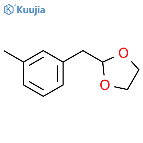 2-(m-tolylmethyl)-1,3-dioxolane structure