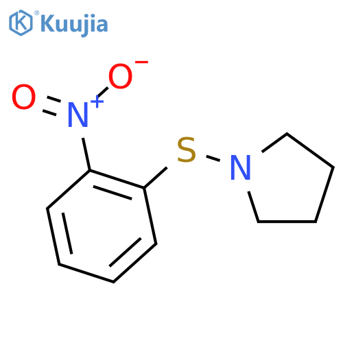 Pyrrolidine, 1-[(2-nitrophenyl)thio]- structure