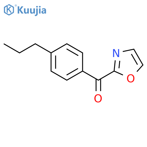 oxazol-2-yl-(4-propylphenyl)methanone structure