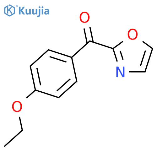 (4-ethoxyphenyl)-(1,3-oxazol-2-yl)methanone structure