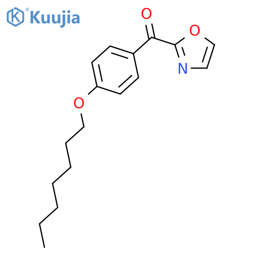 (4-heptoxyphenyl)-oxazol-2-yl-methanone structure