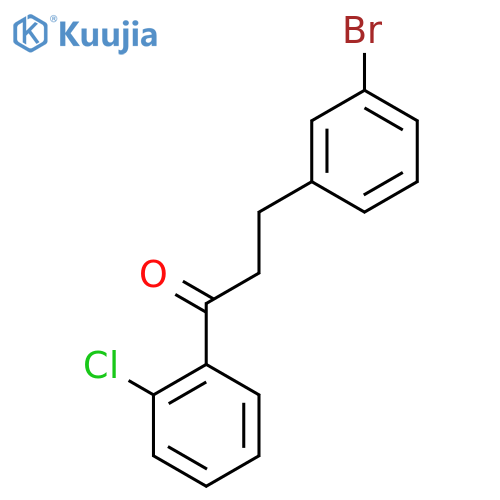 3-(3-Bromophenyl)-2'-chloropropiophenone structure