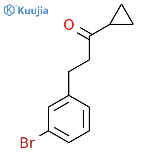 2-(3-Bromophenyl)ethyl cyclopropyl ketone structure