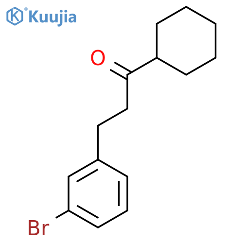 2-(3-Bromophenyl)ethyl cyclohexyl ketone structure