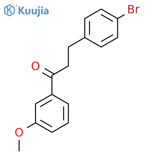 3-(4-Bromophenyl)-3'-methoxypropiophenone structure