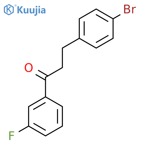 3-(4-Bromophenyl)-3'-fluoropropiophenone structure