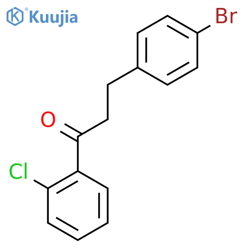 3-(4-Bromophenyl)-2'-chloropropiophenone structure