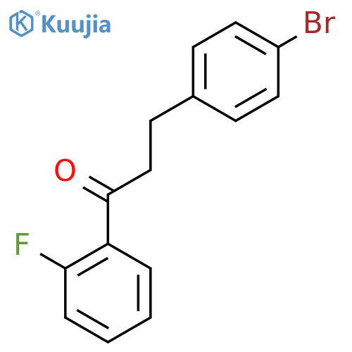 3-(4-Bromophenyl)-2'-fluoropropiophenone structure