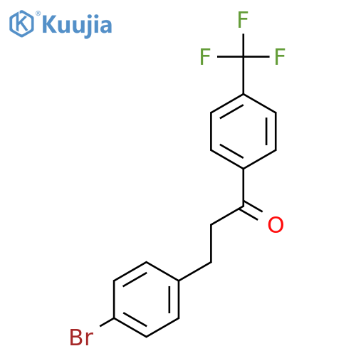 3-(4-Bromophenyl)-4'-trifluoromethylpropiophenone structure