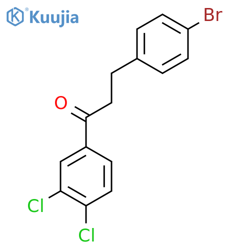 3-(4-Bromophenyl)-3',4'-dichloropropiophenone structure