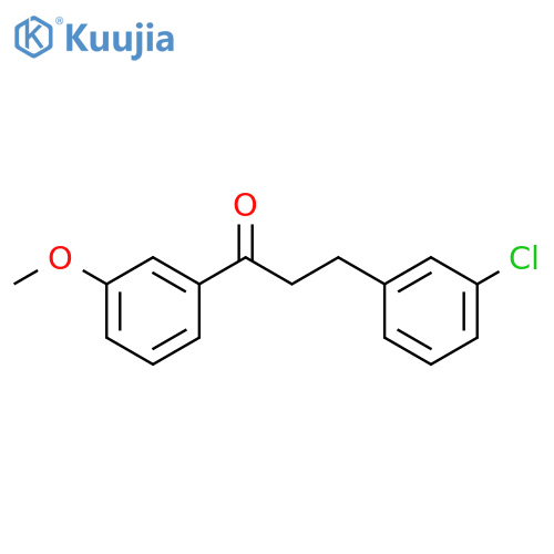 3-(3-Chlorophenyl)-3'-methoxypropiophenone structure