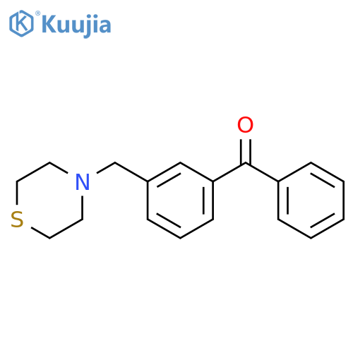 3-(Thiomorpholinomethyl)benzophenone structure