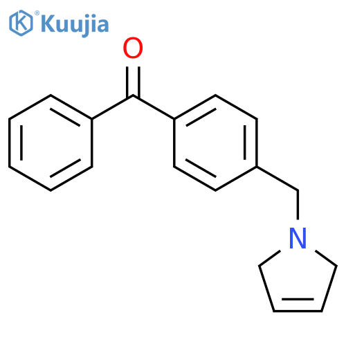 4-(3-Pyrrolinomethyl)benzophenone structure