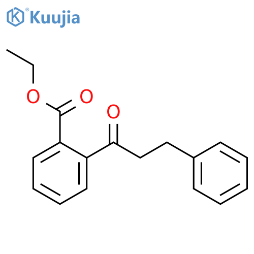 2'-Carboethoxy-3-phenylpropiophenone structure