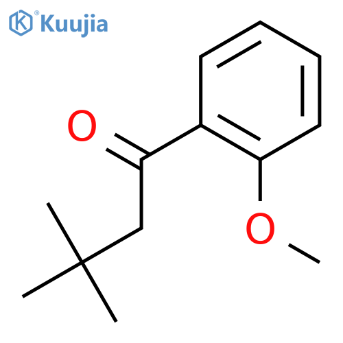 1-(2-methoxyphenyl)-3,3-dimethylbutan-1-one structure