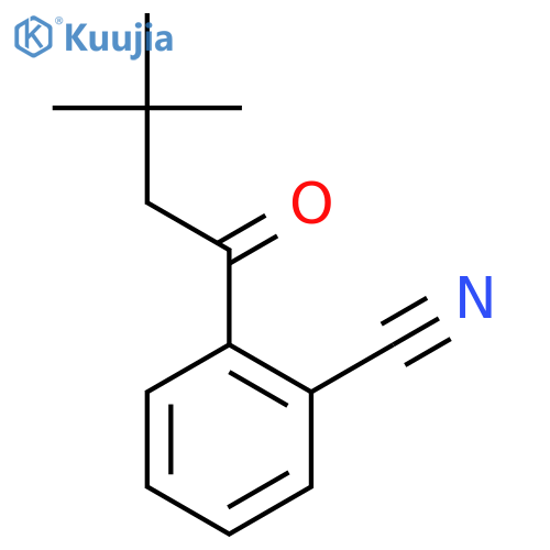2'-Cyano-3,3-dimethylbutyrophenone structure