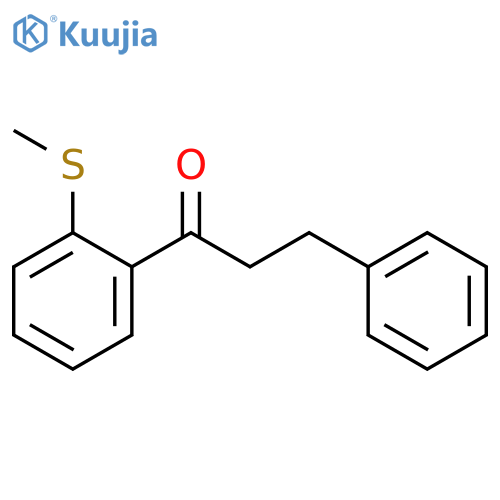 3-Phenyl-2'-thiomethylpropiophenone structure