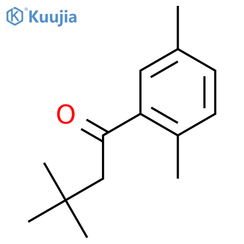 1-(2,5-dimethylphenyl)-3,3-dimethylbutan-1-one structure