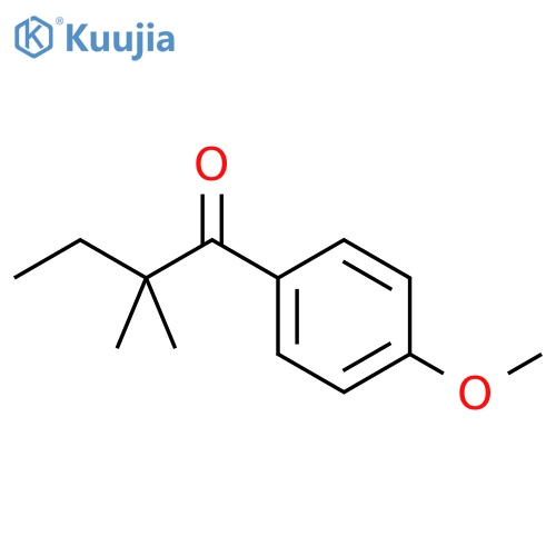 2,2-Dimethyl-4'-methoxybutyrophenone structure