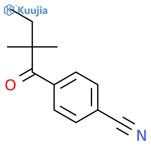 4'-Cyano-2,2-dimethylbutyrophenone structure