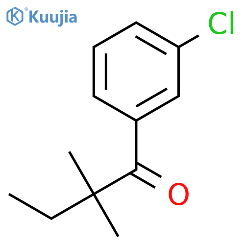 3'-Chloro-2,2-dimethylbutyrophenone structure