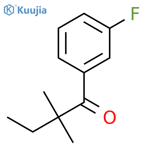 2,2-Dimethyl-3'-fluorobutyrophenone structure