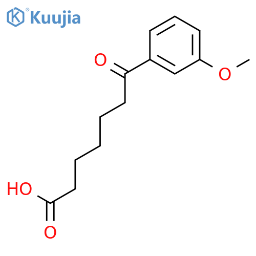 7-(3-methoxyphenyl)-7-oxoheptanoic Acid structure