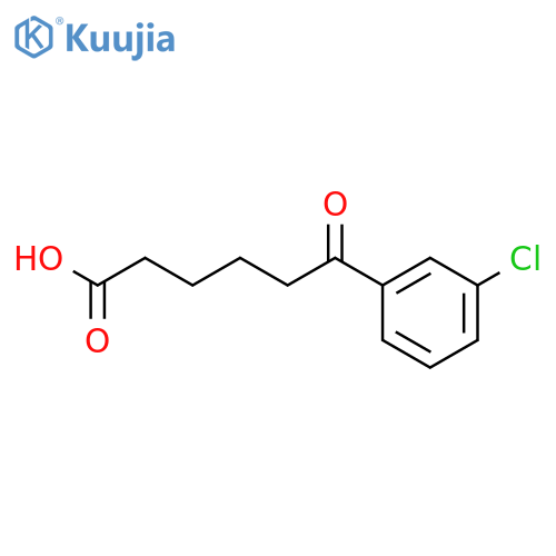 6-(3-Chlorophenyl)-6-oxohexanoic acid structure