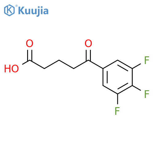 5-Oxo-5-(3,4,5-trifluorophenyl)valeric acid structure