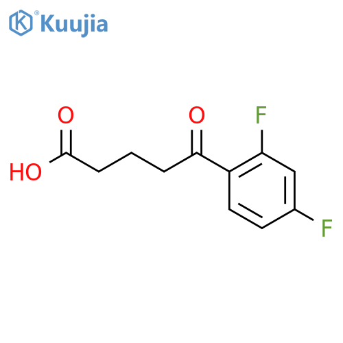 5-(2,4-Difluorophenyl)-5-oxovaleric acid structure