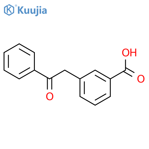 3-phenacylbenzoic Acid structure