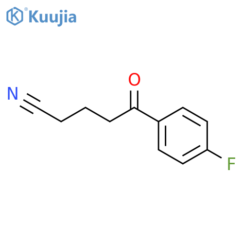 5-(4-fluorophenyl)-5-oxopentanenitrile structure