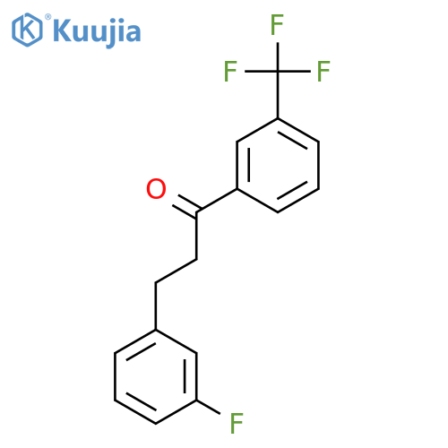 3-(3-Fluorophenyl)-3'-trifluoromethylpropiophenone structure