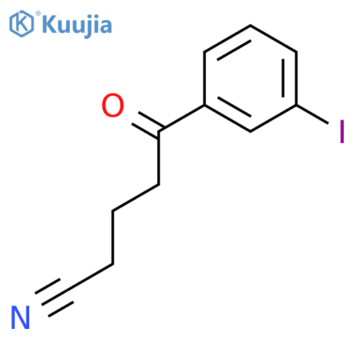 5-(3-Iodophenyl)-5-oxovaleronitrile structure