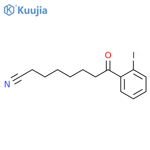 8-(2-Iodophenyl)-8-oxooctanenitrile structure