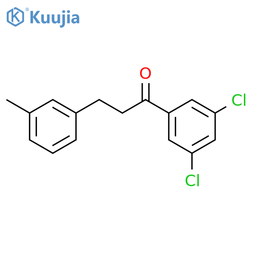 3',5'-Dichloro-3-(3-methylphenyl)propiophenone structure