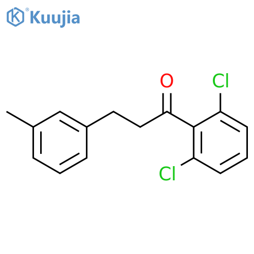 2',6'-Dichloro-3-(3-methylphenyl)propiophenone structure