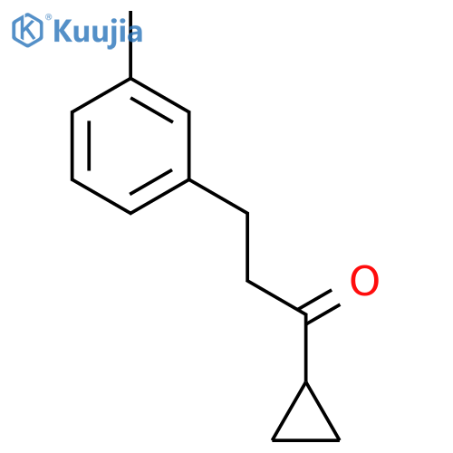 Cyclopropyl 2-(3-methylphenyl)ethyl ketone structure
