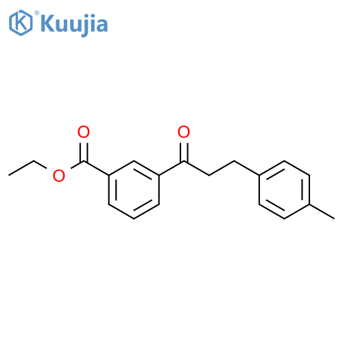3'-Carboethoxy-3-(4-methylphenyl)propiophenone structure