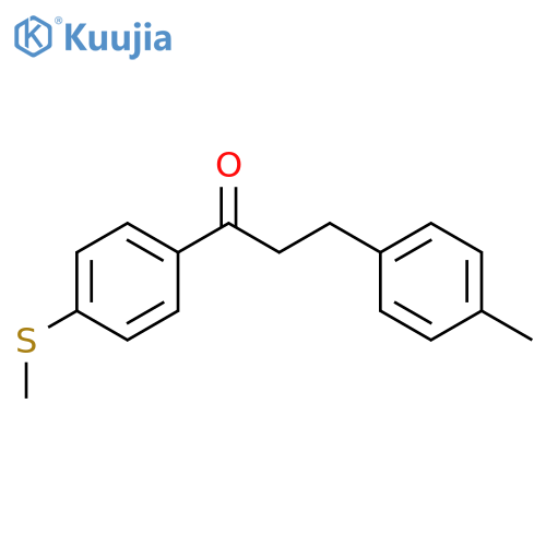 3-(4-Methylphenyl)-4'-thiomethylpropiophenone structure