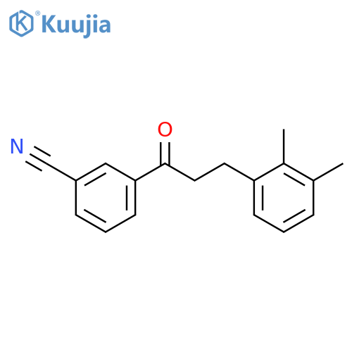 3'-Cyano-3-(2,3-dimethylphenyl)propiophenone structure
