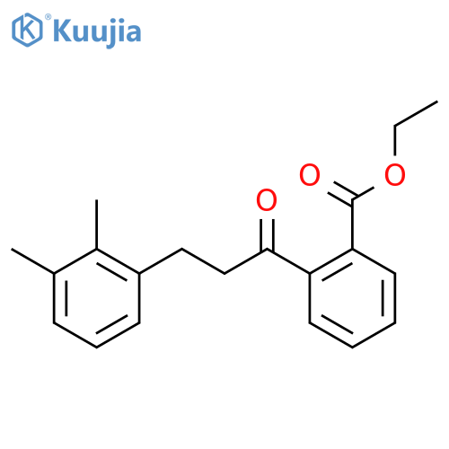 2'-Carboethoxy-3-(2,3-dimethylphenyl)propiophenone structure