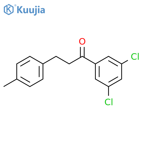 3',5'-Dichloro-3-(4-methylphenyl)propiophenone structure