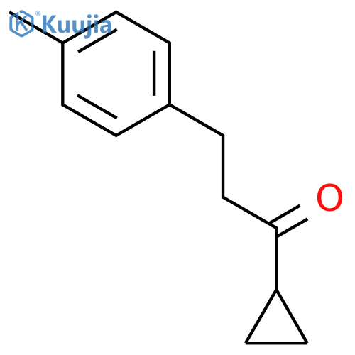 Cyclopropyl 2-(4-methylphenyl)ethyl ketone structure