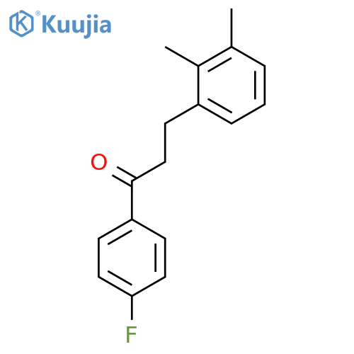 3-(2,3-Dimethylphenyl)-4'-fluoropropiophenone structure