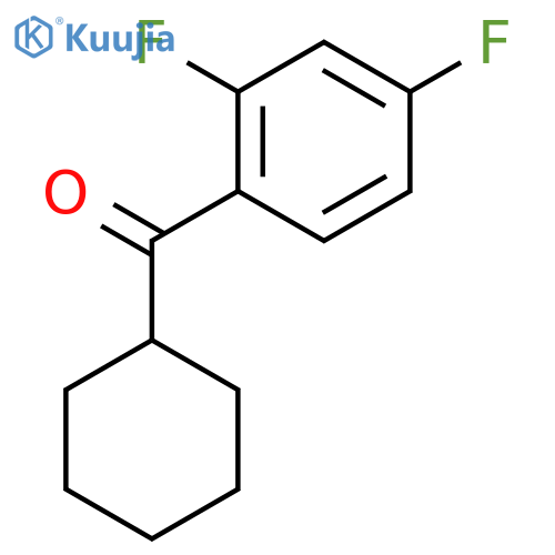 Cyclohexyl-(2,4-difluorophenyl)methanone structure