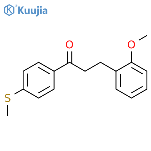 3-(2-Methoxyphenyl)-4'-thiomethylpropiophenone structure